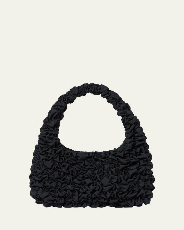 Mini Smocked Shoulder Bag